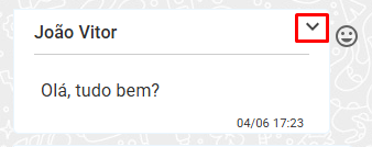 Ações de mensagem!