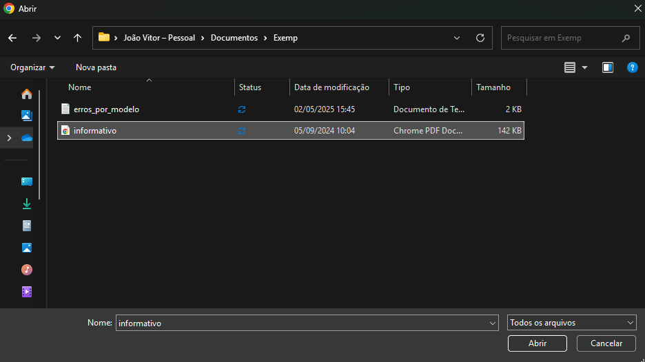 Gerenciador de arquivos