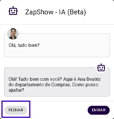 Botão Enviar