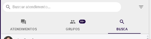 Filtro de Atendimentos