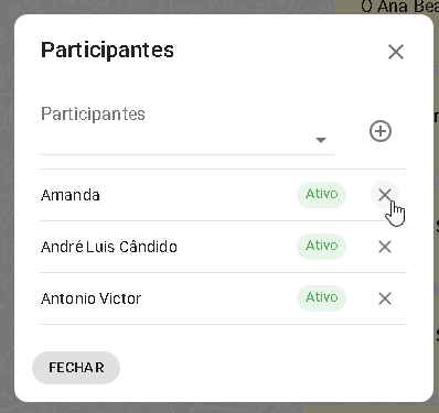 Remover participante