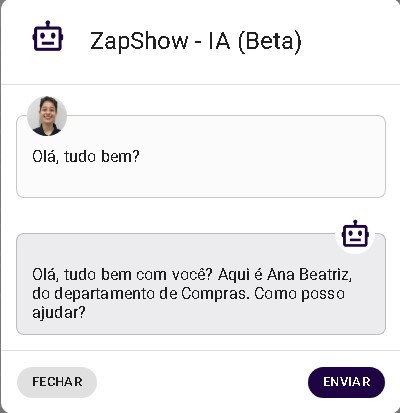 Botão Finalizar