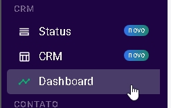 Menu STATUS CRM