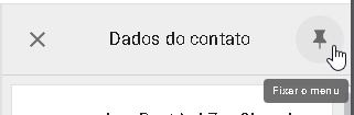 Desfixar dados do contato