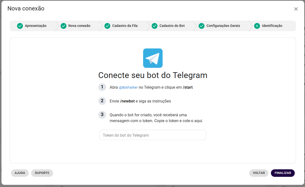 Integração Telegram