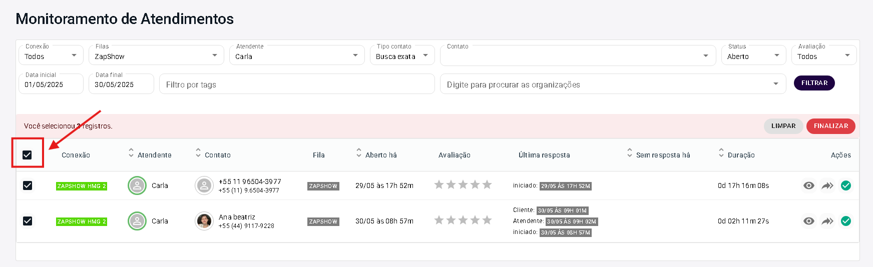 Selecionar Todos
